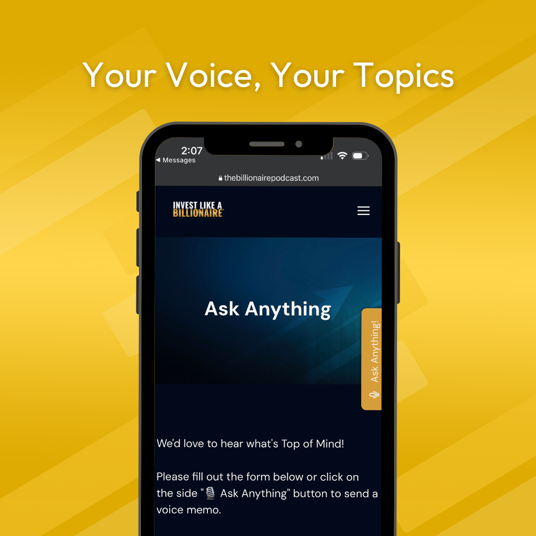 Your Voice, Your Topics